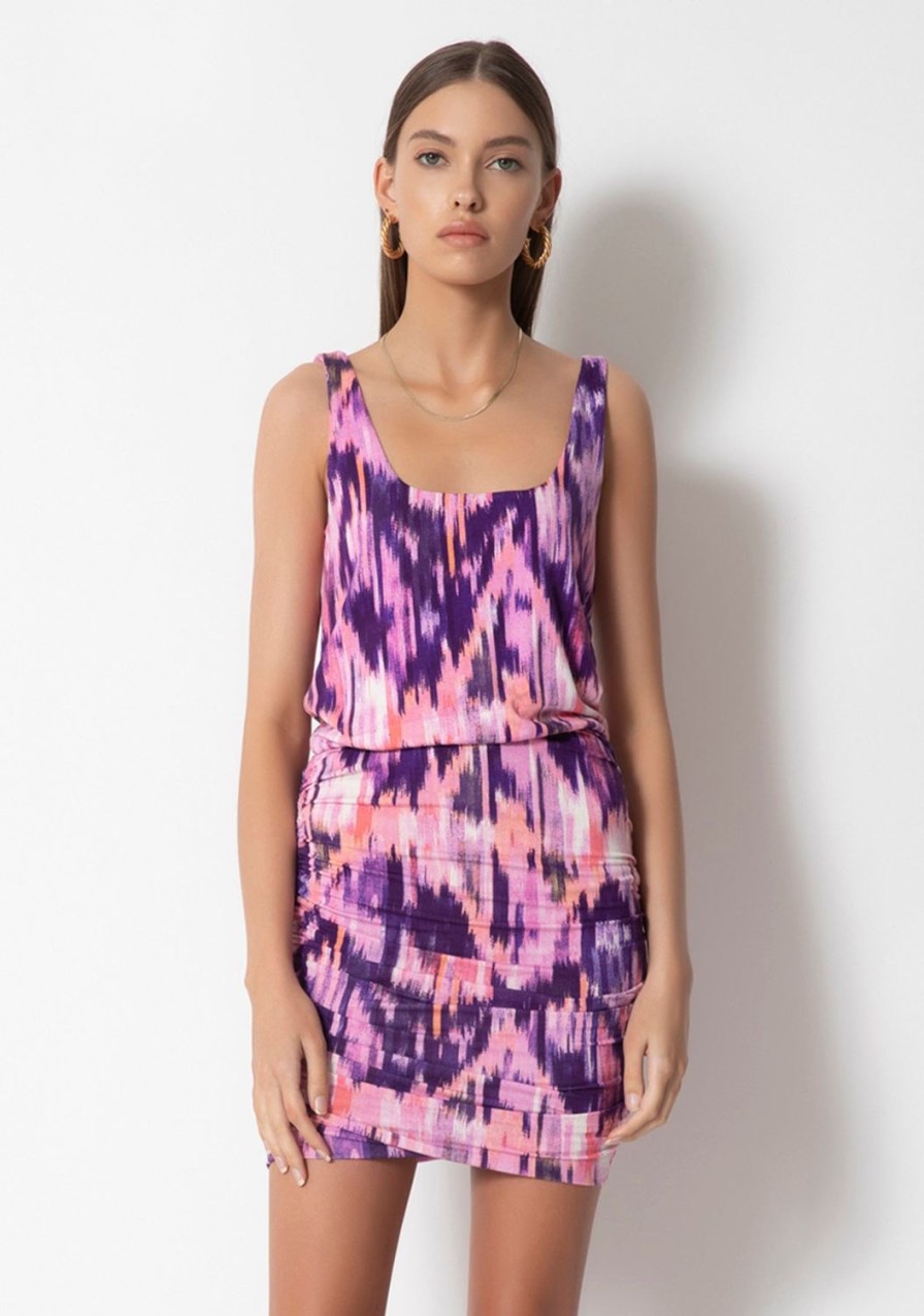 Clothing TART Collections | Quin Dress Diamond Ikat