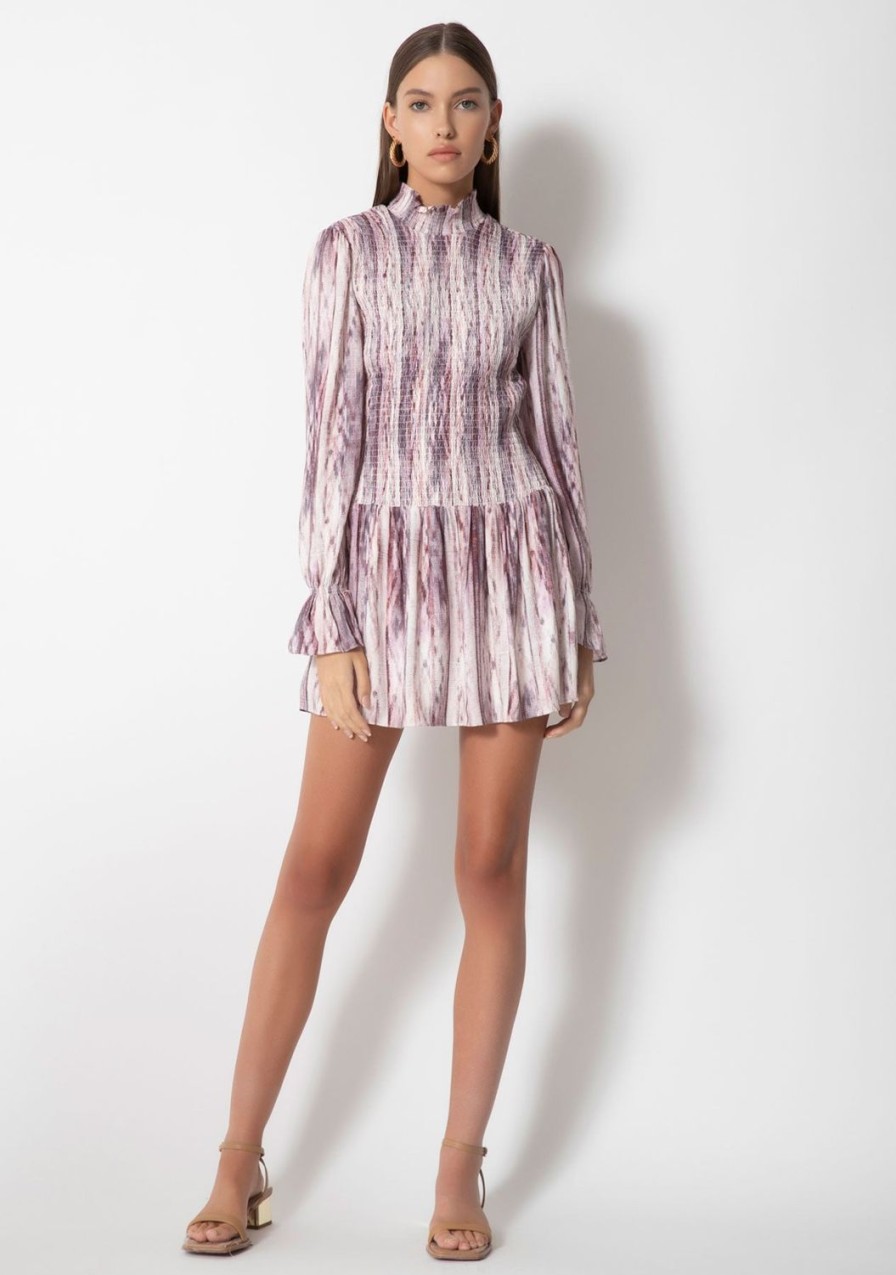 Clothing TART Collections | Birdie Dress Linear Dusk