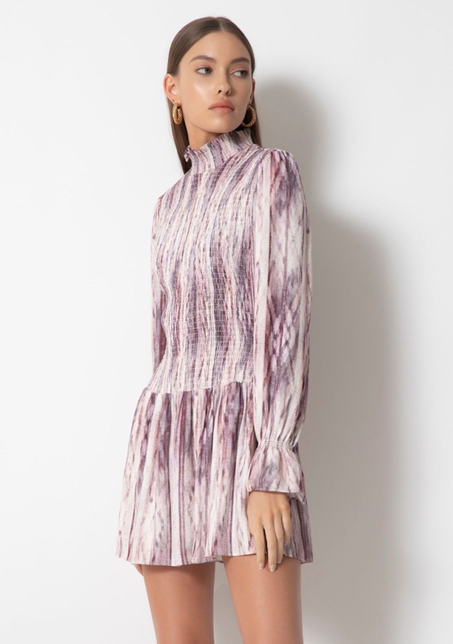 Clothing TART Collections | Birdie Dress Linear Dusk