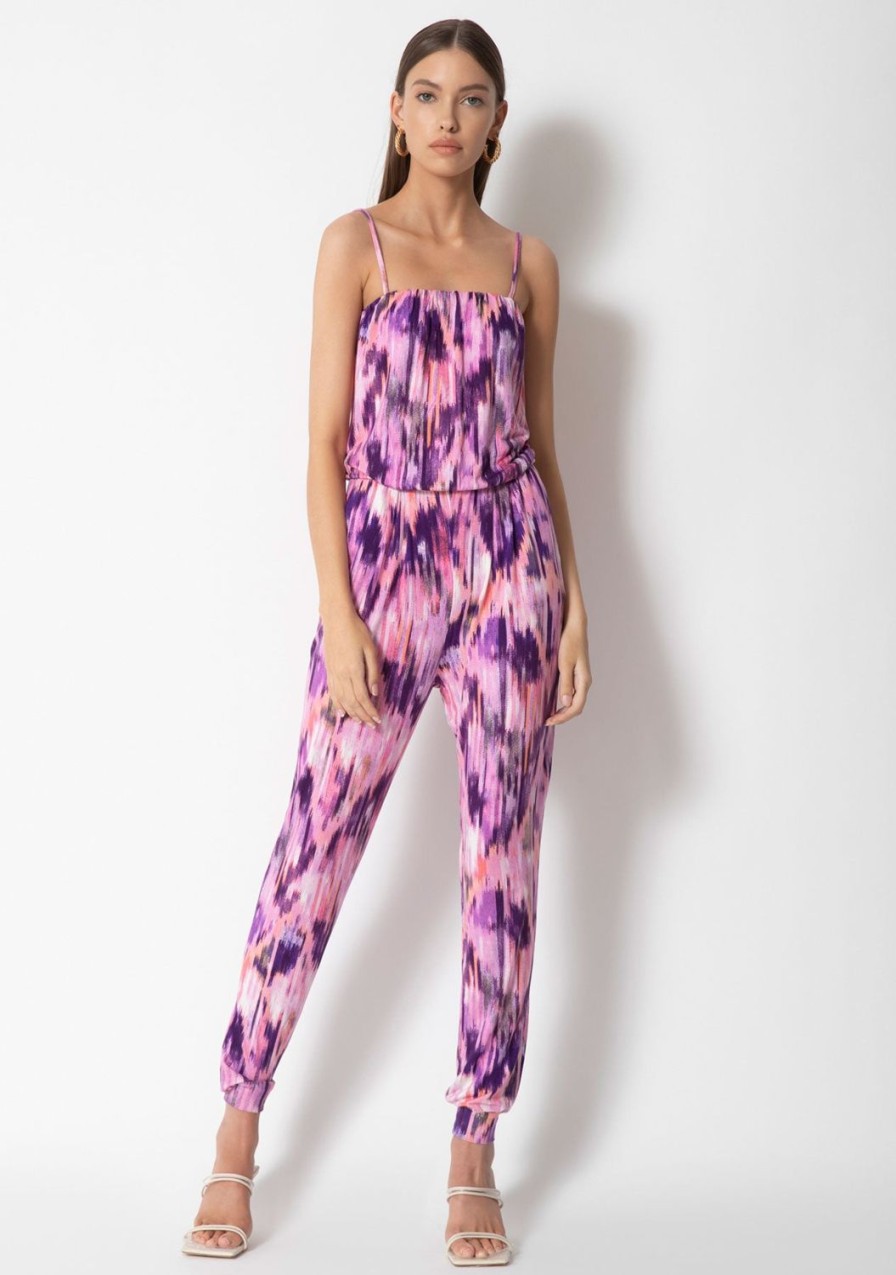 Clothing TART Collections | Danni Jumpsuit Diamond Ikat