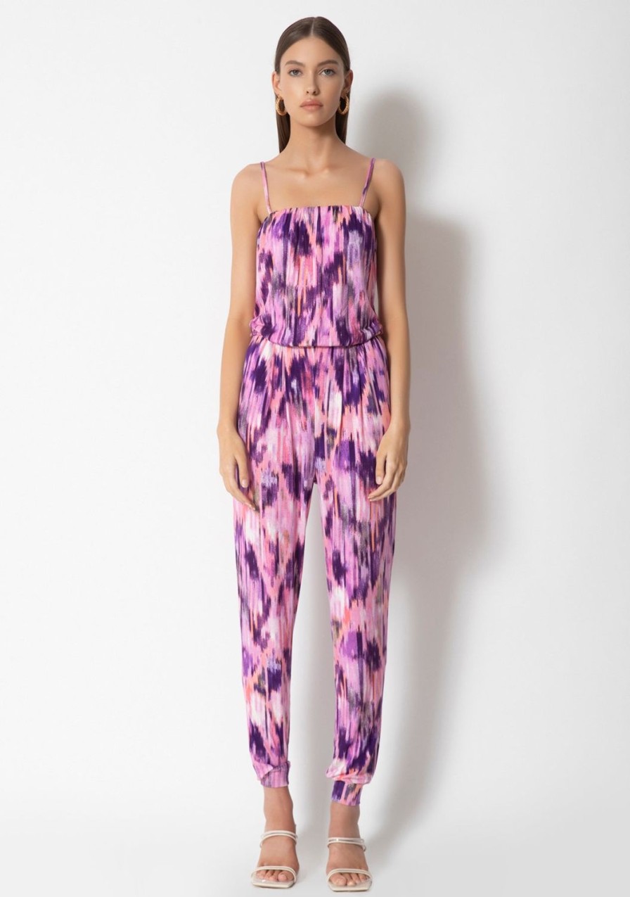 Clothing TART Collections | Danni Jumpsuit Diamond Ikat