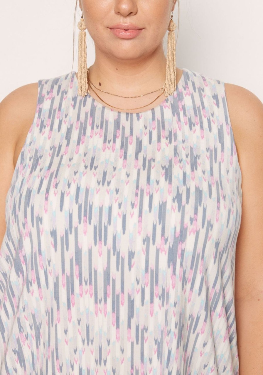 Clothing TART Collections | Wes Plus Top Ikat Lights