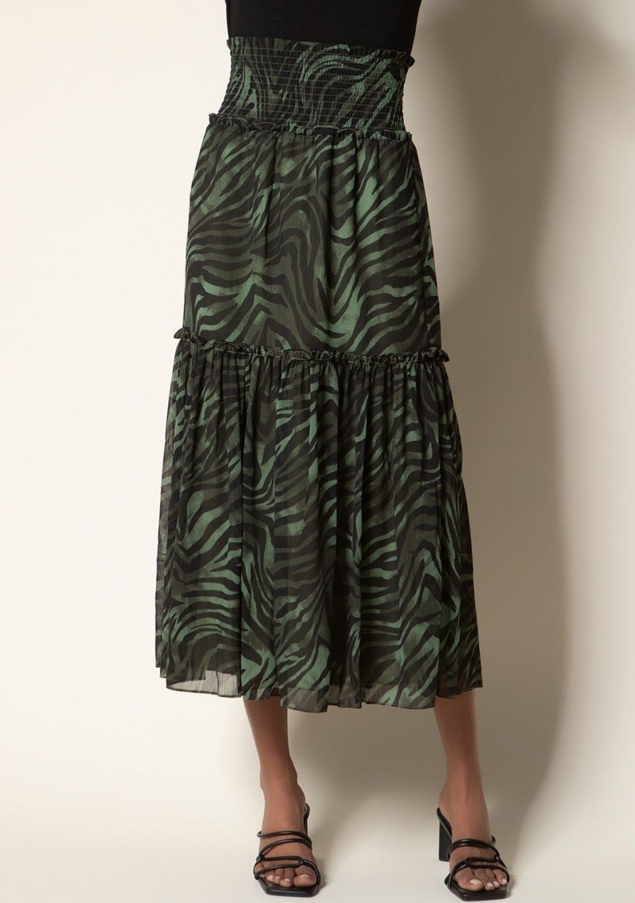 Clothing TART Collections | Joni Skirt Dark Zebra