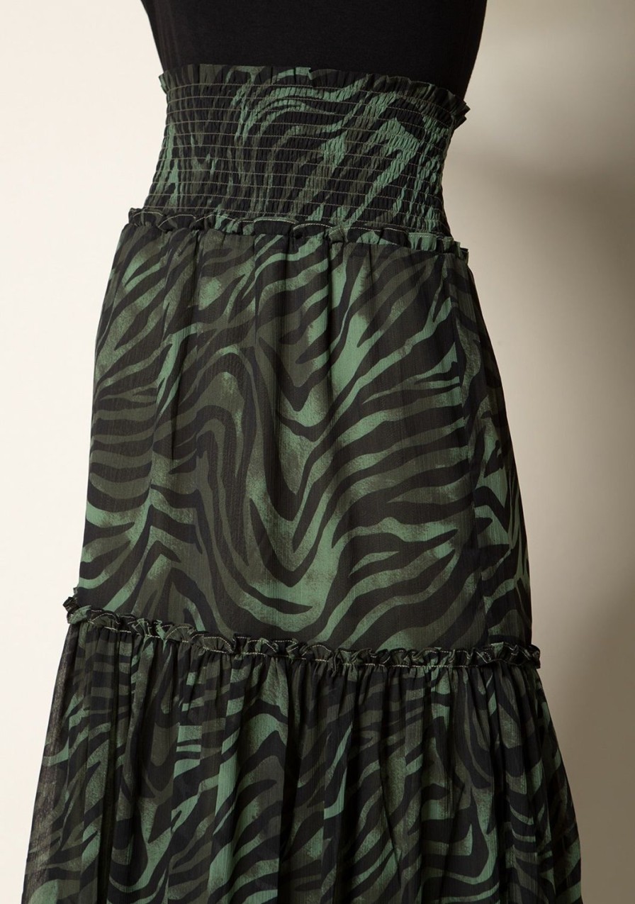 Clothing TART Collections | Joni Skirt Dark Zebra