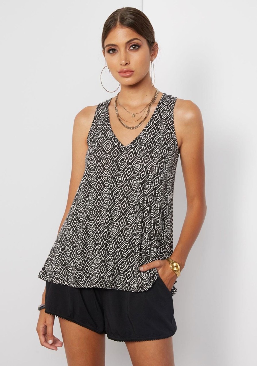 Clothing TART Collections | Peyton Top Tribal Diamond