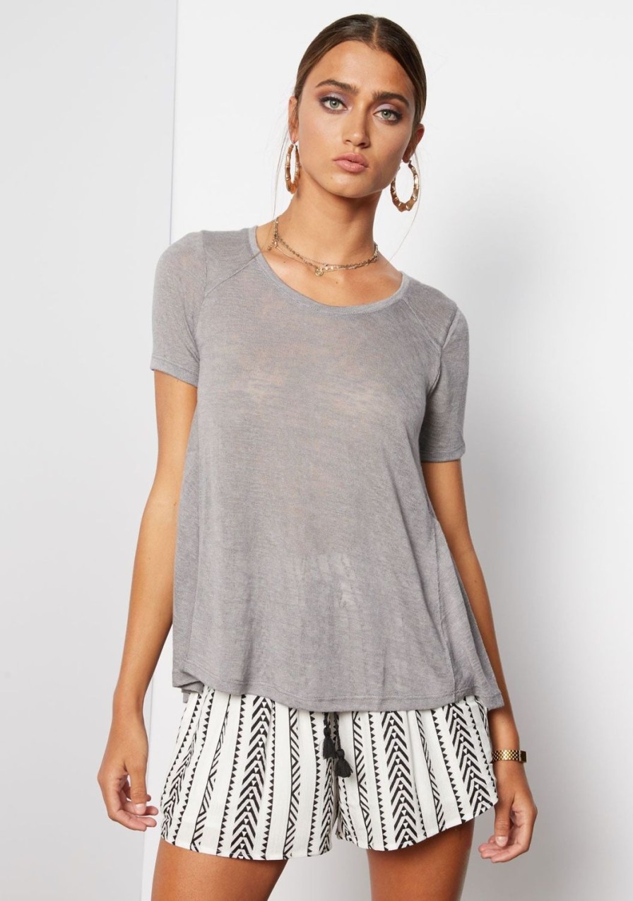 Clothing TART Collections | Cornelia Top Frost Grey