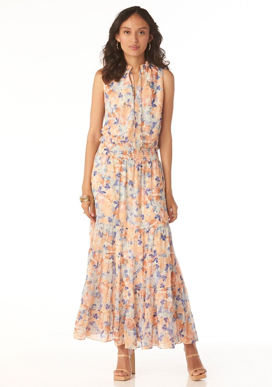 Clothing TART Collections | Julie Georgette Dress Pressed Floral