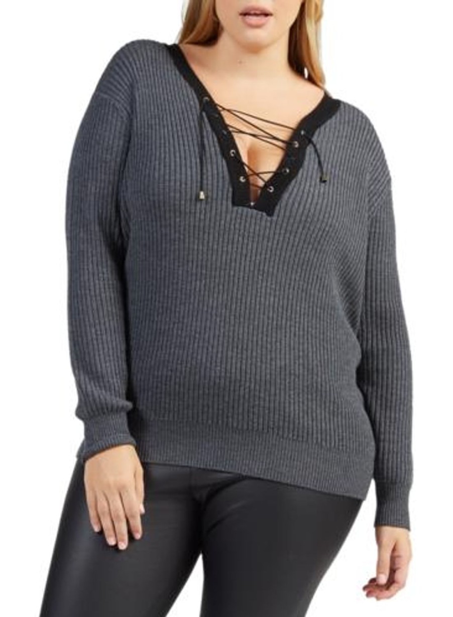 Clothing TART Collections | Amity Plus Sweater Shark / Black