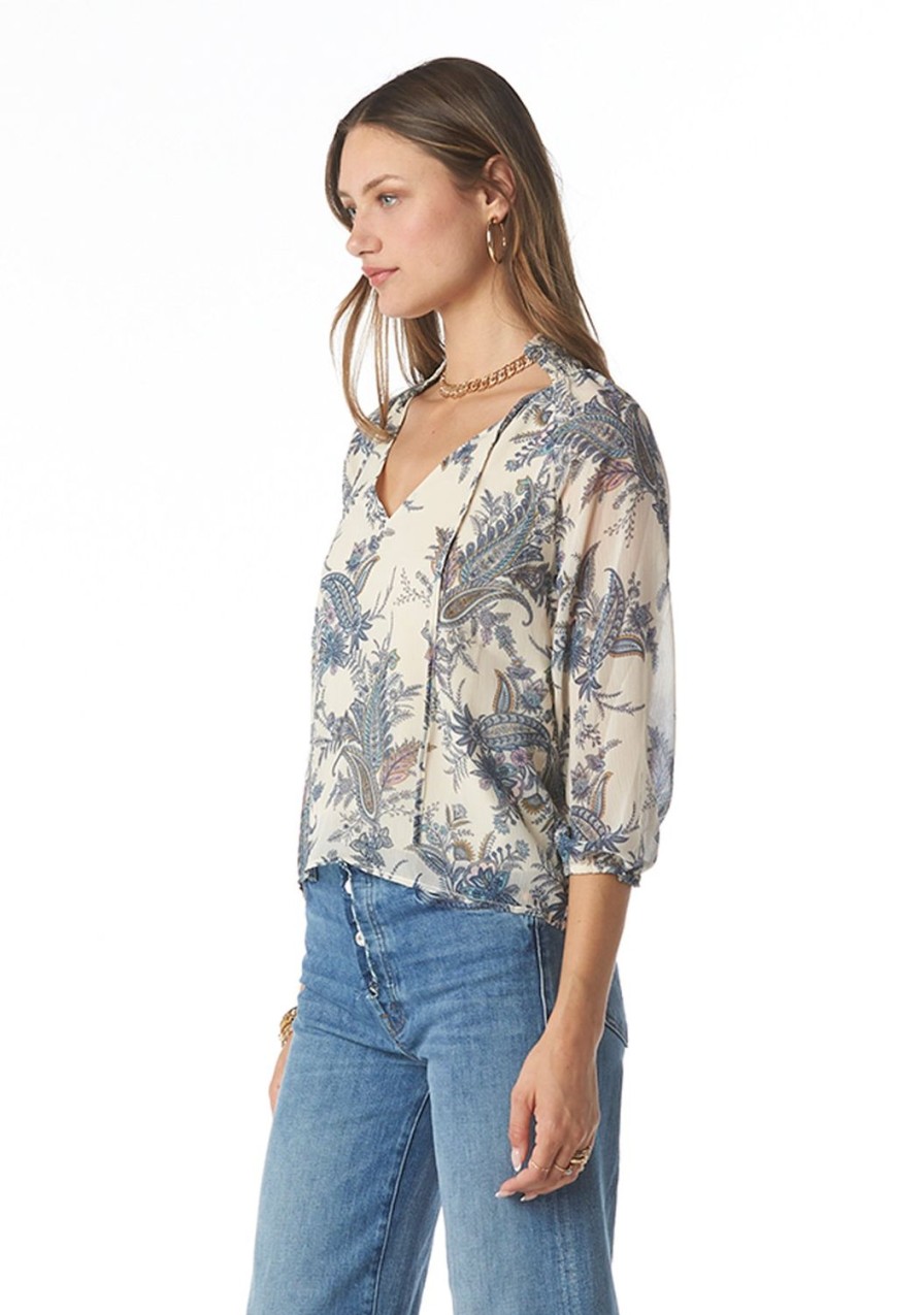 Clothing TART Collections | Cheri Patterned Top Paisley Bouquet