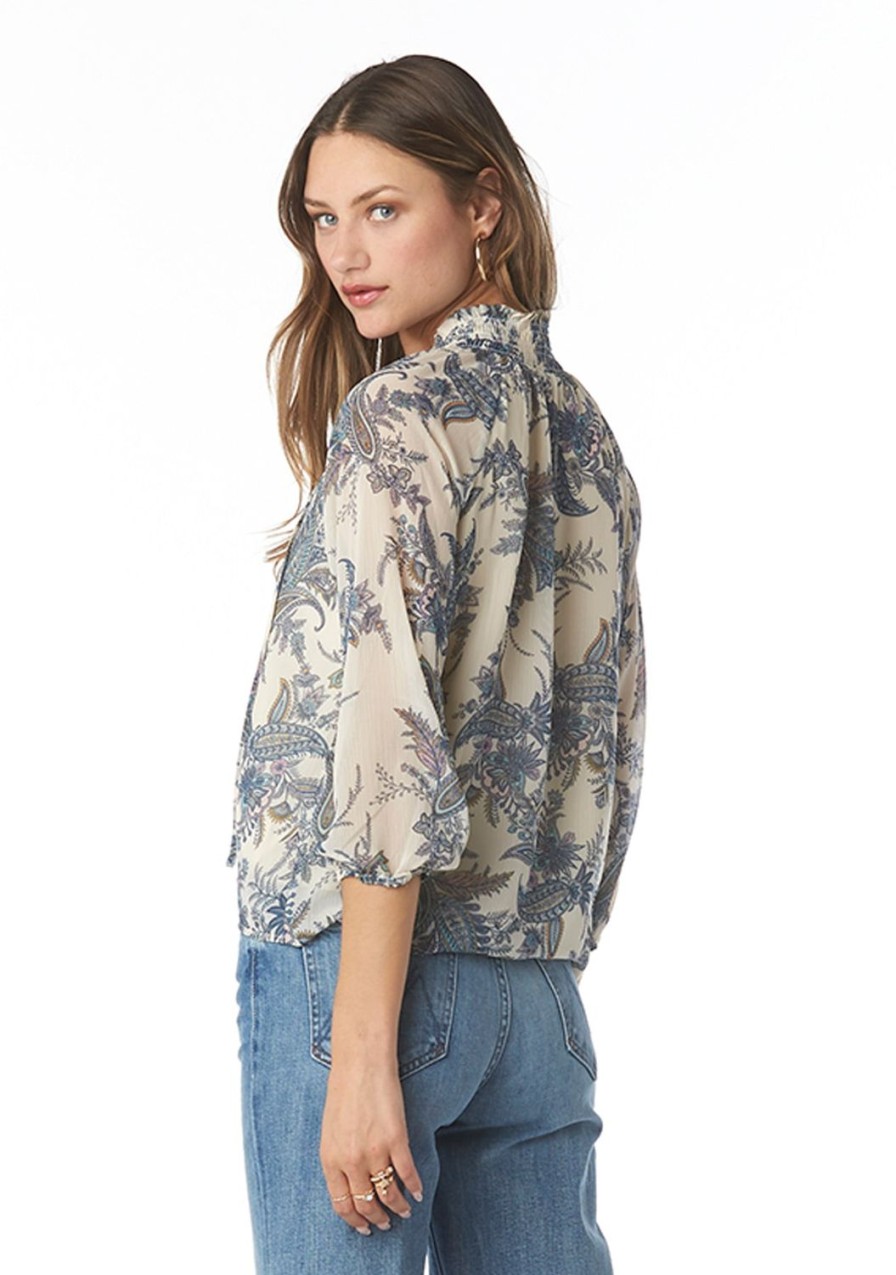 Clothing TART Collections | Cheri Patterned Top Paisley Bouquet