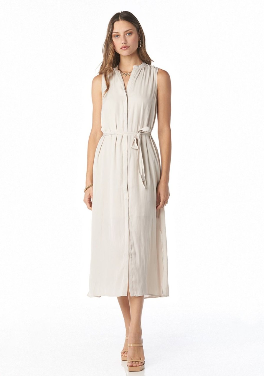 Clothing TART Collections | Adya Silk Dress Perfectly Pale