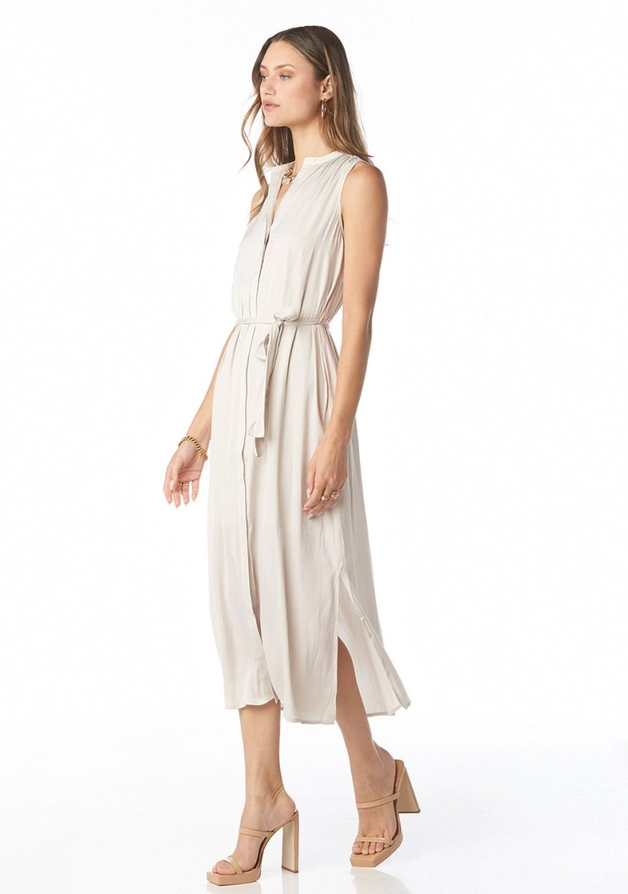Clothing TART Collections | Adya Silk Dress Perfectly Pale