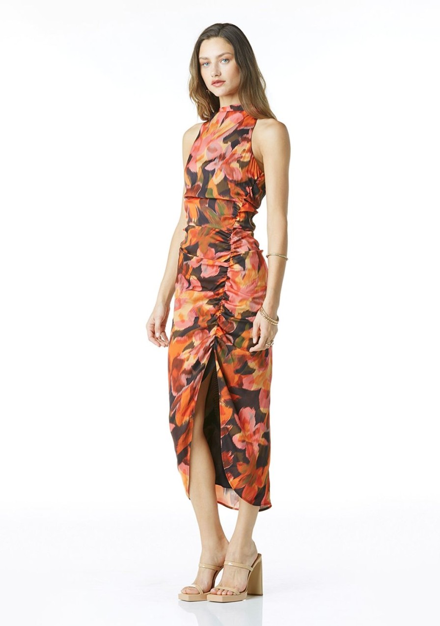 Clothing TART Collections | Leanna Dress Bromeliad Ikat V2