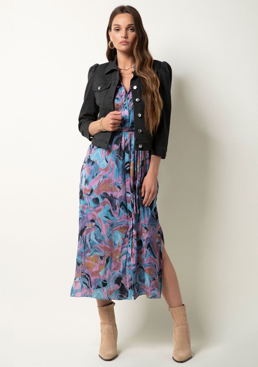 Clothing TART Collections | Averill Distressed Jacket Black