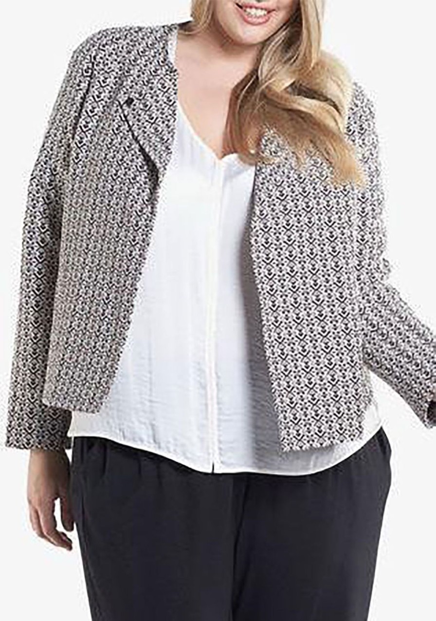 Clothing TART Collections | Aviana Plus Jacket Neon Aztec