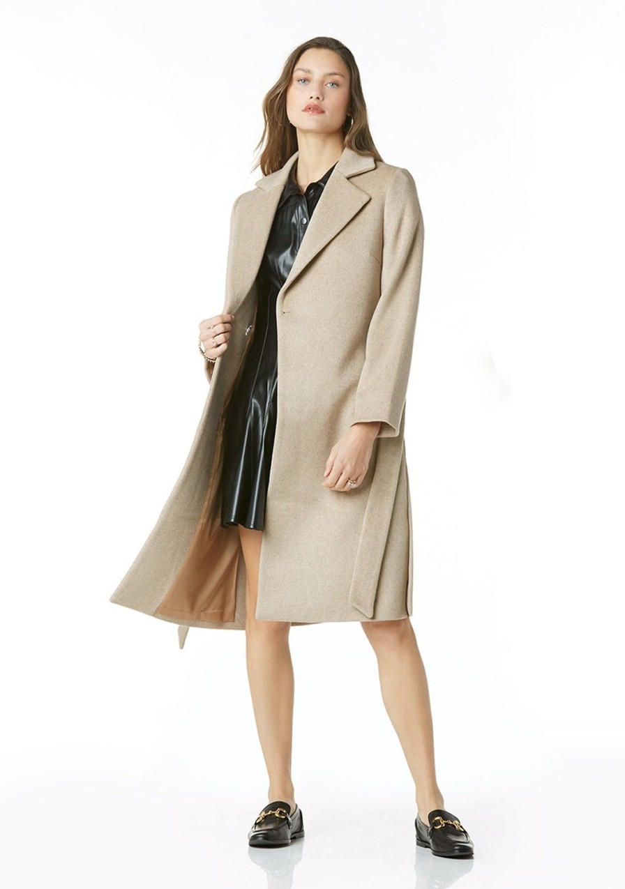 Clothing TART Collections | Chantria Coat Heather Tan