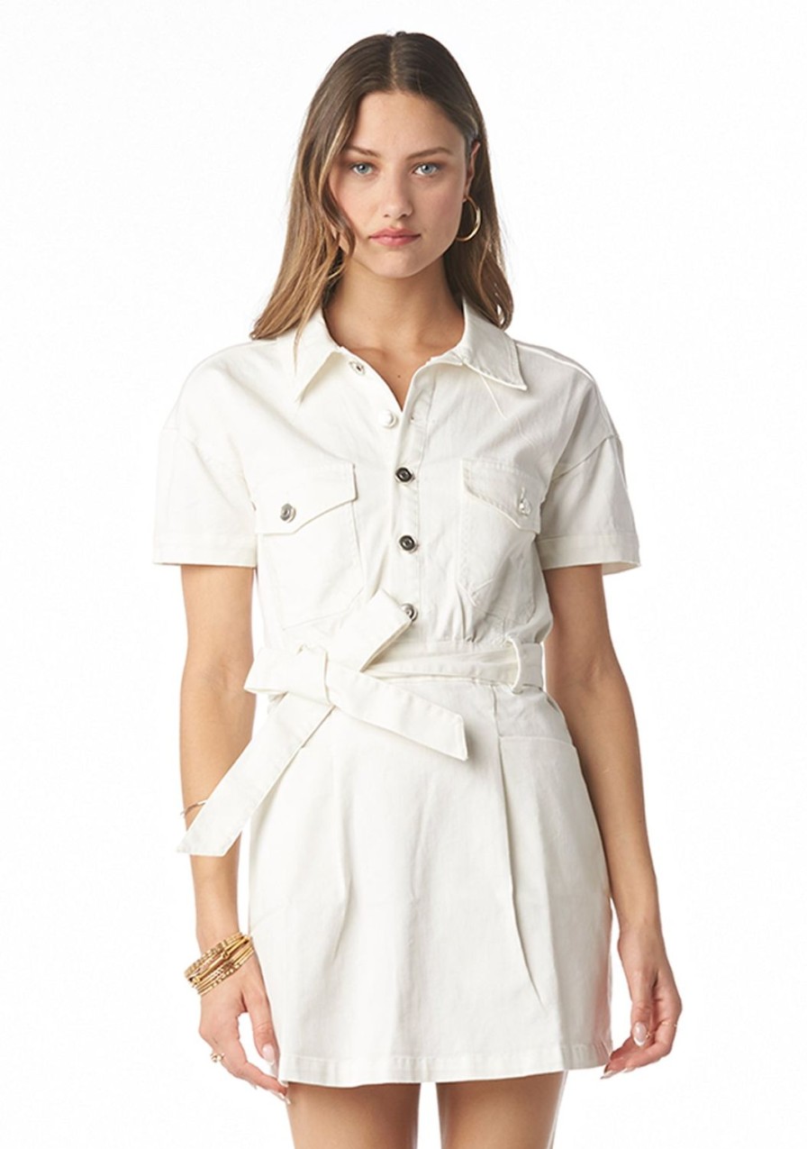 Clothing TART Collections | Yuma Twill Dress Bright White