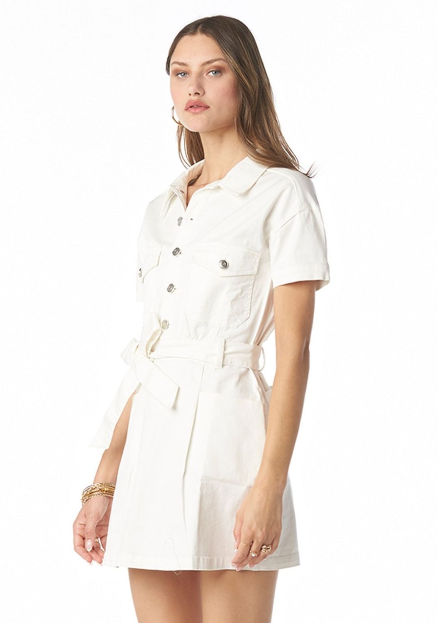 Clothing TART Collections | Yuma Twill Dress Bright White