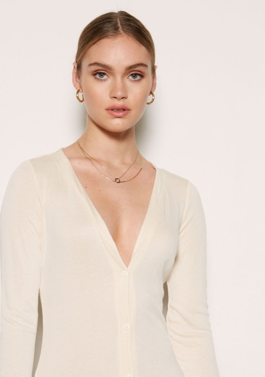 Clothing TART Collections | Ray 2X1 Rib Cardigan
