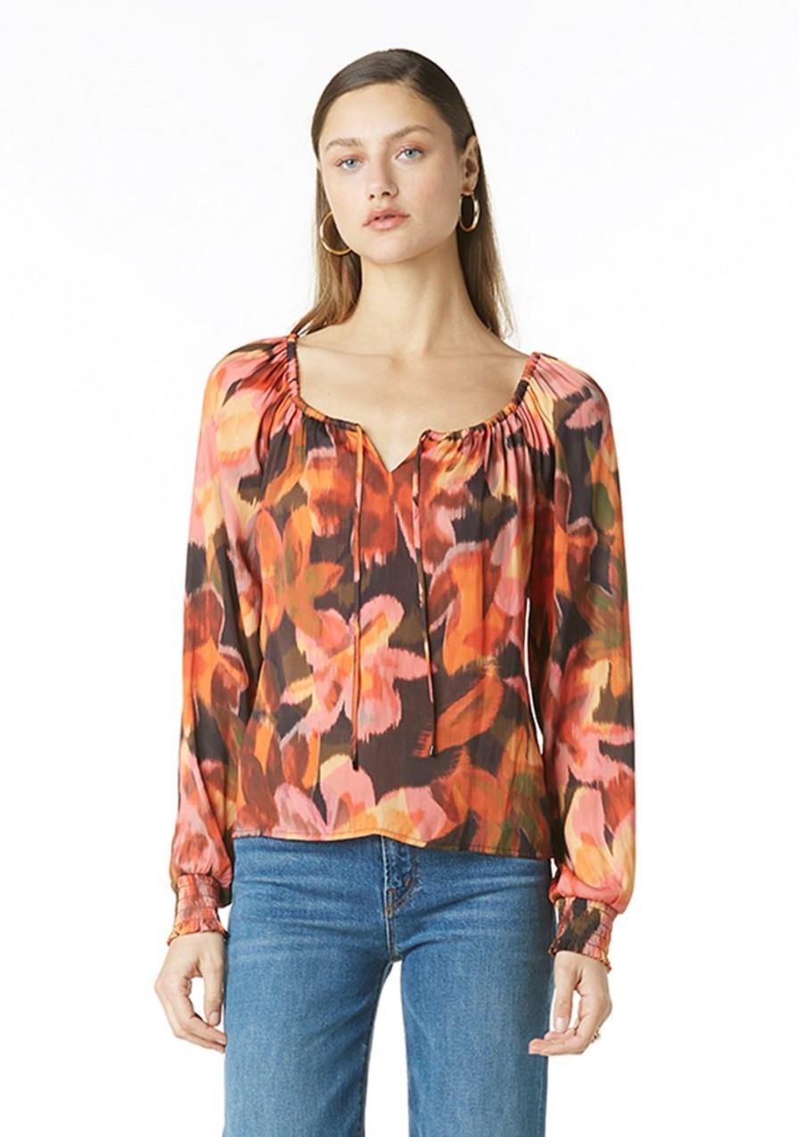 Clothing TART Collections | Karleen Top Bromeliad Ikat V2