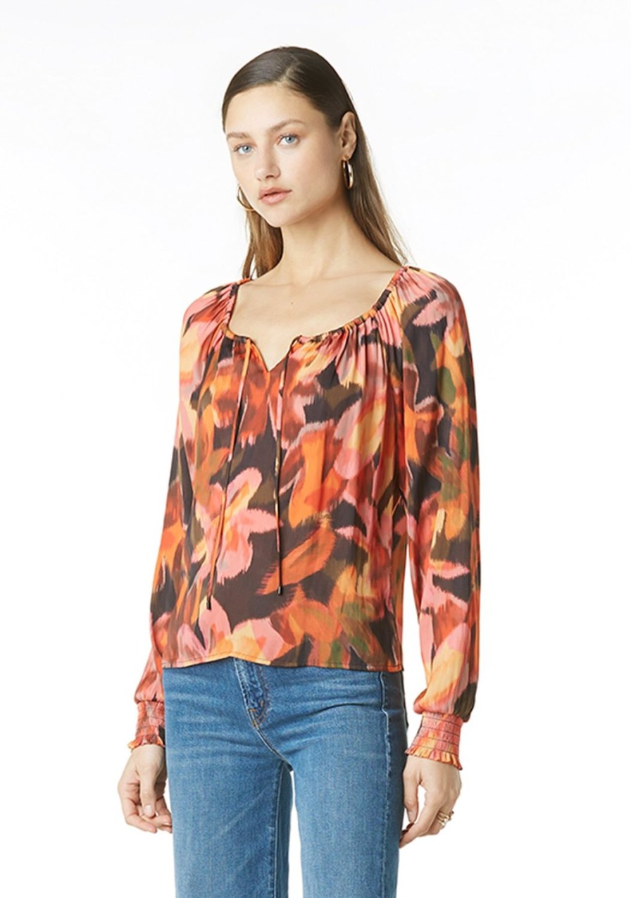 Clothing TART Collections | Karleen Top Bromeliad Ikat V2