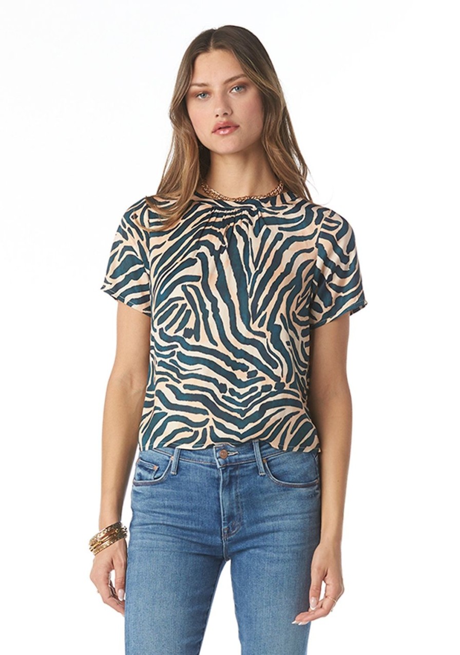 Clothing TART Collections | Capri Printed Top Classic Zebra