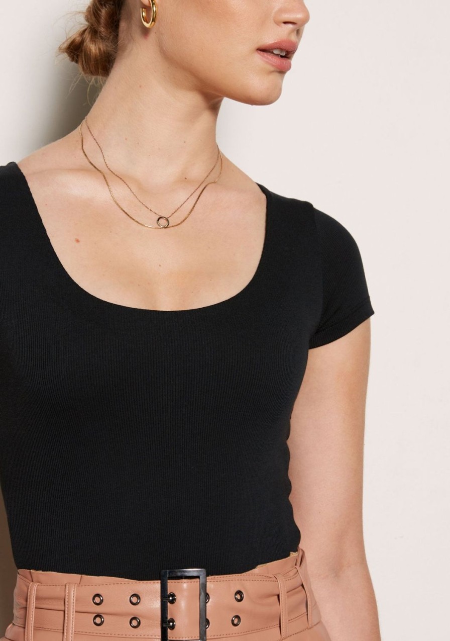Clothing TART Collections | Rachele Bodysuit Black