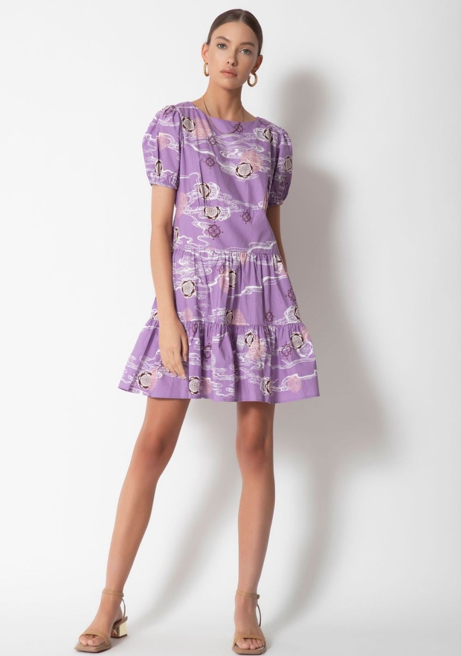 Clothing TART Collections | Hestia Dress Flower Ripples