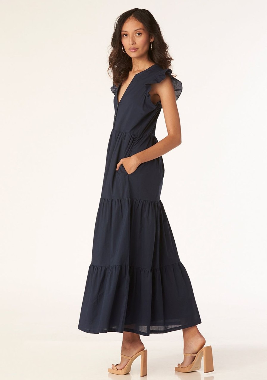 Clothing TART Collections | Delfina Dress Black Iris