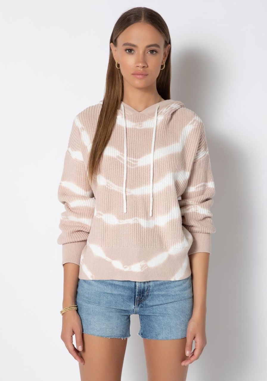 Clothing TART Collections | Kathleen Top Bubble Tie Dye Beige