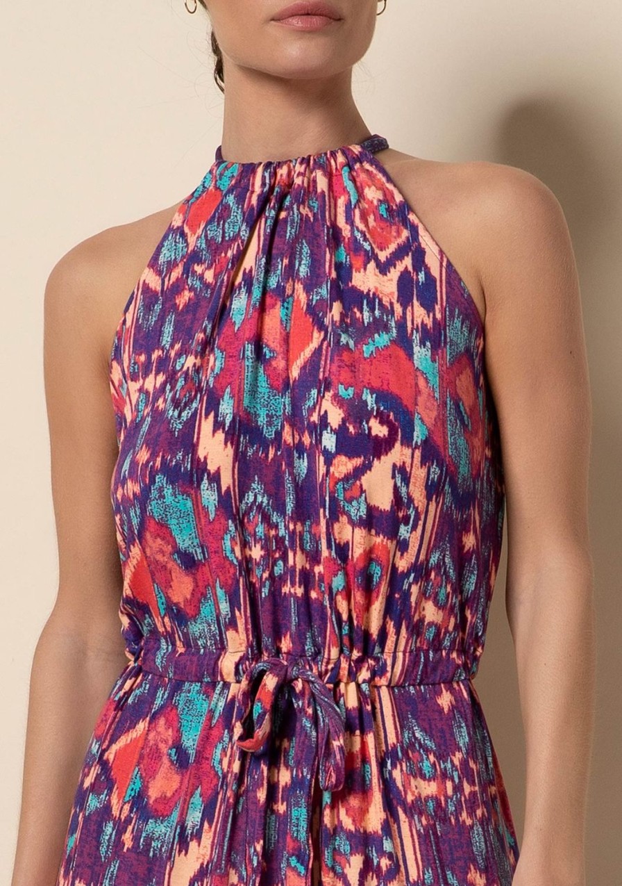 Clothing TART Collections | Violet Maxi Large Ikat Melange