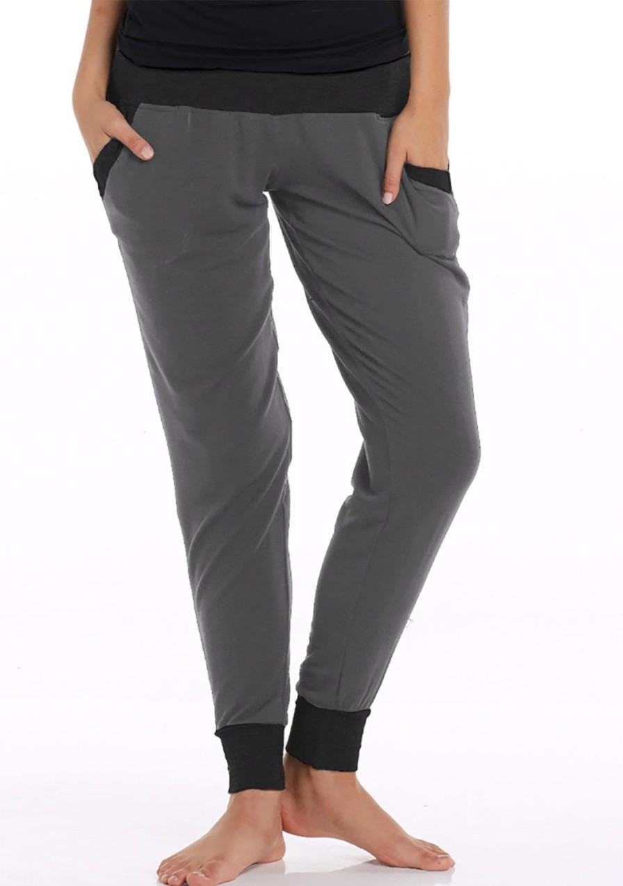 Clothing TART Collections | Coshocton Pant Charcoal W/ Black