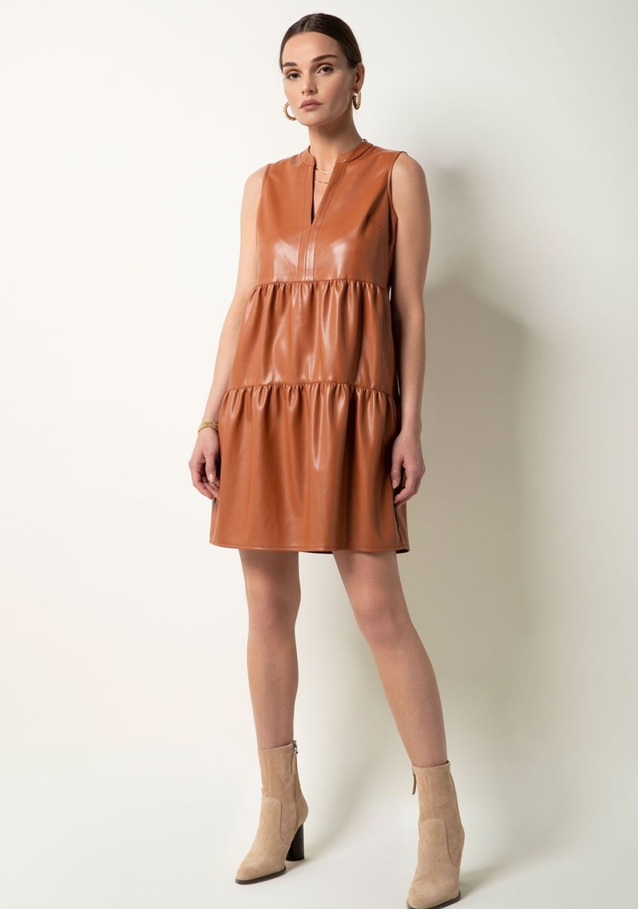Clothing TART Collections | Rekha Dress Mocha Bisque